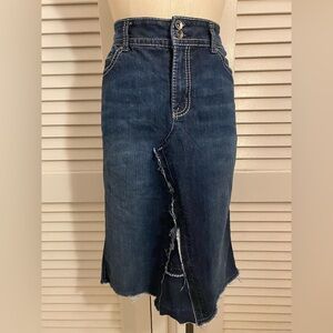 Nine West Patchwork Jean Skirt – 2012 Retro Classic- Size 10